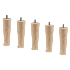 Sommeil De Plomb Lit avec tête de lit tapissier tissu et sommier kit - Lit en bois massif* Lit Double