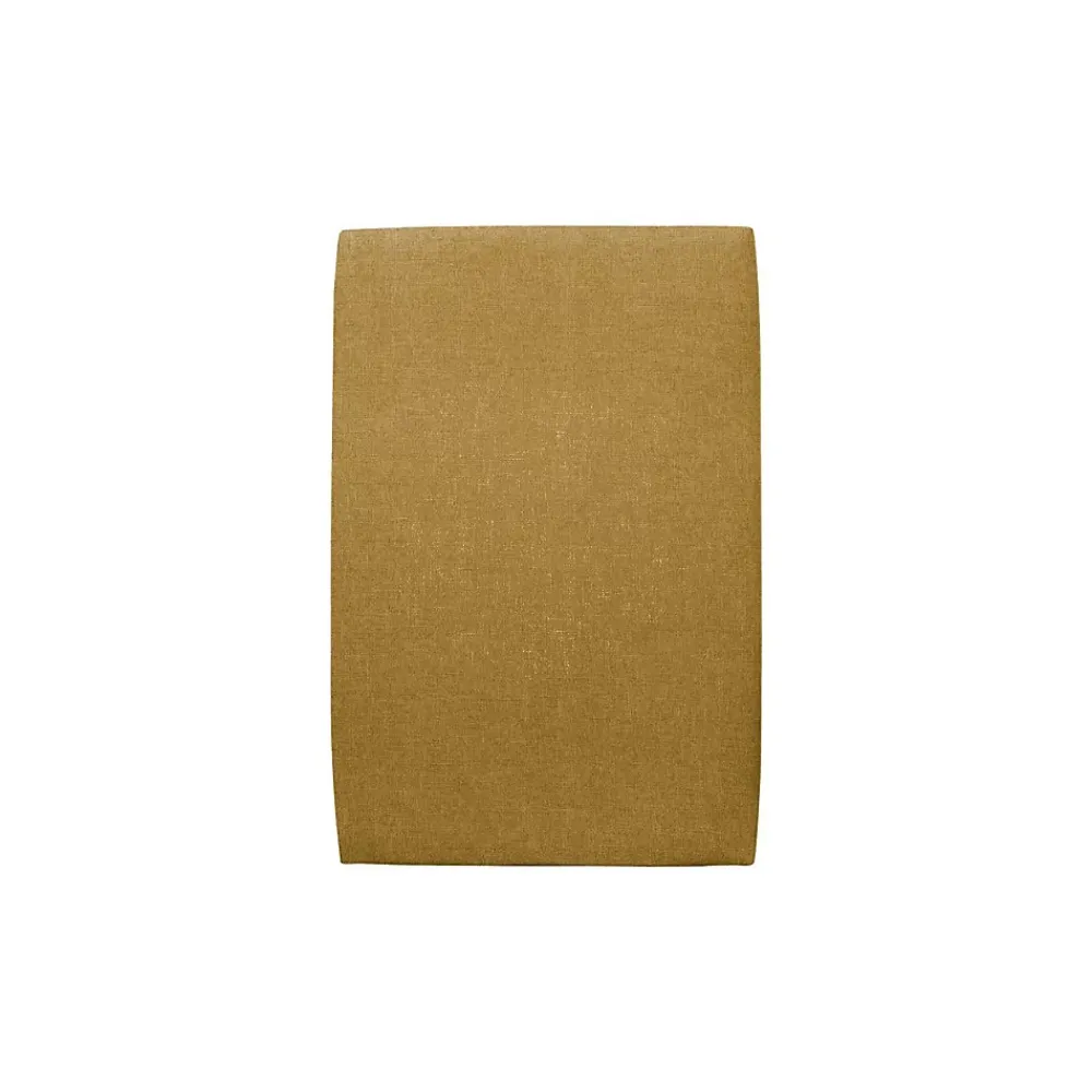 Sommeil De Plomb Lit avec tête de lit tapissier tissu et sommier kit - Lit en bois massif* Lit Simple