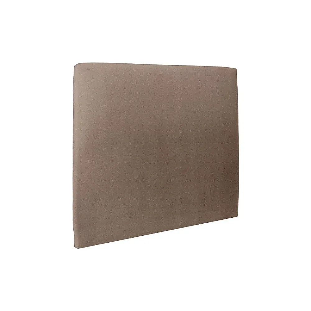Sommeil De Plomb Lit avec tête de lit tapissier velours et sommier kit - Lit en bois massif* Lit Double