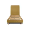 Lit avec tête de lit tapissier tissu et sommier kit - Lit en bois massif>Sommeil De Plomb Best
