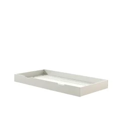 Lit banquette 90x200 sommier et tiroir de lit inclus Vipack Fritz - Blanc><noscript><img width=
