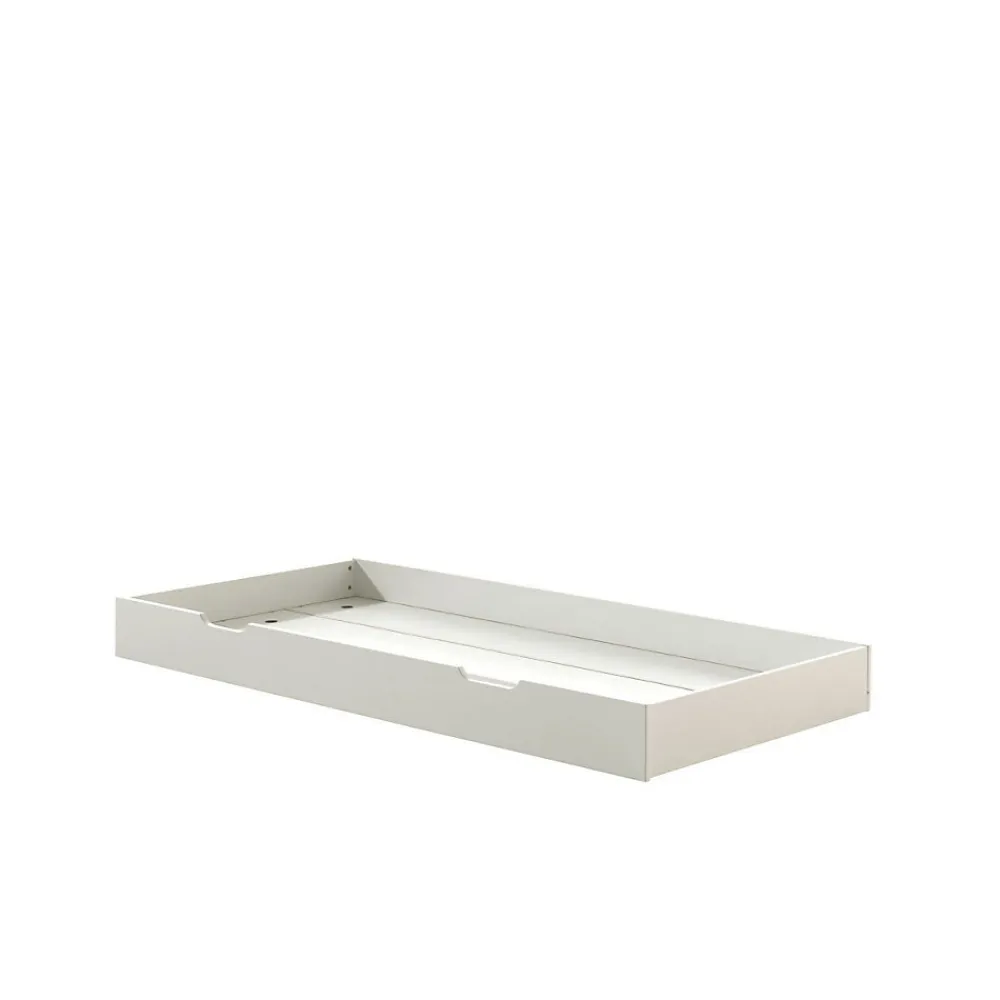 Lit banquette 90x200 sommier et tiroir de lit inclus Vipack Fritz - Blanc>Petits-Meubles Clearance