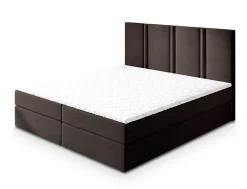 Lit Boxspring LARIO 180X200 CM KRONOS 06, Marron, Lit avec matelas et rangement>Masseno Clearance
