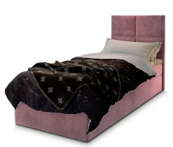 Lit Boxspring LENA 80 80X200 CM KRONOS 27, Rose, Lit avec matelas et rangement>Masseno Outlet