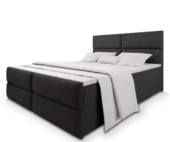 Lit Boxspring MULEN 160X200 CM SAWANA 14, Noir, Lit avec matelas et rangement>Masseno New