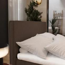 Lit Boxspring PELLIO 140X200 CM QUELLE 25, Marron, Lit avec matelas et rangement><noscript><img width=