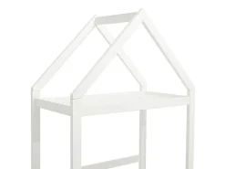 Lit cabane 90 x 190 cm - Pin et MDF - Blanc - VARLAINE><noscript><img width=