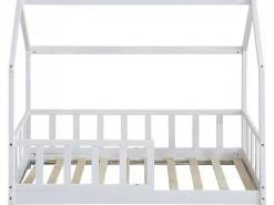 Lit cabane en bois 