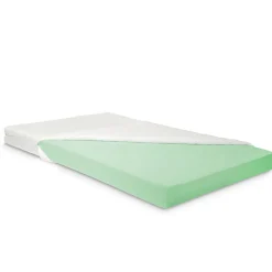 Lit cabane Hesel avec matelas à mousse froid 90 x 200 cm blanc en.casa><noscript><img width=