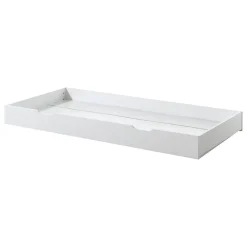 Lit cabane MH 90x200 sommier et tiroir inclus Vipack Dallas Blanc><noscript><img width=