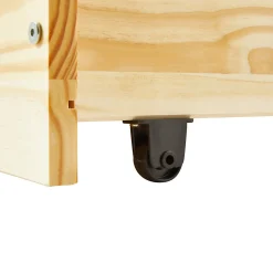 Lit cabane NUNA avec tiroirs, 90 x 200 cm en pin massif finition naturelle><noscript><img width=