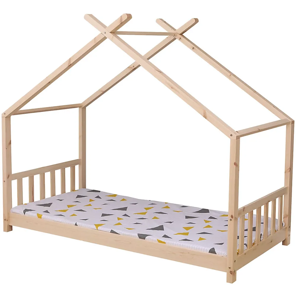 Happy Garden Lit cabane pour enfant 190x90cm en bois GASPARD -*Enfant Lit Enfant