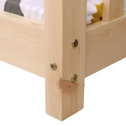 Happy Garden Lit cabane pour enfant 190x90cm en bois GASPARD -*Enfant Lit Enfant