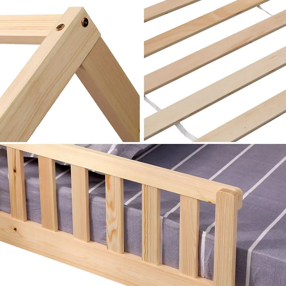 Happy Garden Lit cabane pour enfant 190x90cm en bois MARCEAU -*Enfant Lit Enfant