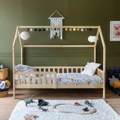 Happy Garden Lit cabane pour enfant 190x90cm en bois MARCEAU -*Enfant Lit Enfant