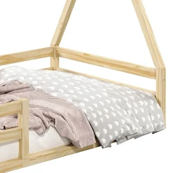 Idimex Lit cabane SILA 90 x 190 cm, en pin massif naturel*Enfant Lit Enfant