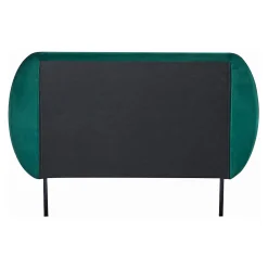 Lit capitonné Porvoo 90 x 200 cm vert foncé en.casa><noscript><img width=