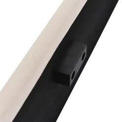Okwish Lit Coffre 180 x 200 cm - Lit Double avec Grand Espace de Rangement - Structure en Lin et Métal - Sans Matelas - Beige* Lit Coffre