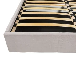 Lit coffre 180 x 200 cm - Tissu - Beige - ELIAVA><noscript><img width=