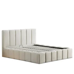 Lit coffre beige Madeleine 180x200 cm><noscript><img width=