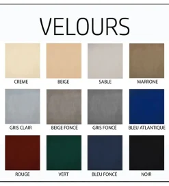 Lit Coffre Bicolore 160x200 cm Velours Alcantara beige et sable avec Matelas et Rangement Integre><noscript><img width=