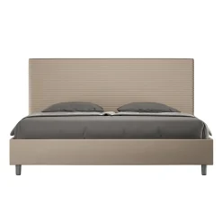 Lit coffre capitonné simili cuir gris tourterelle Focus 200x200>Ityhome Discount