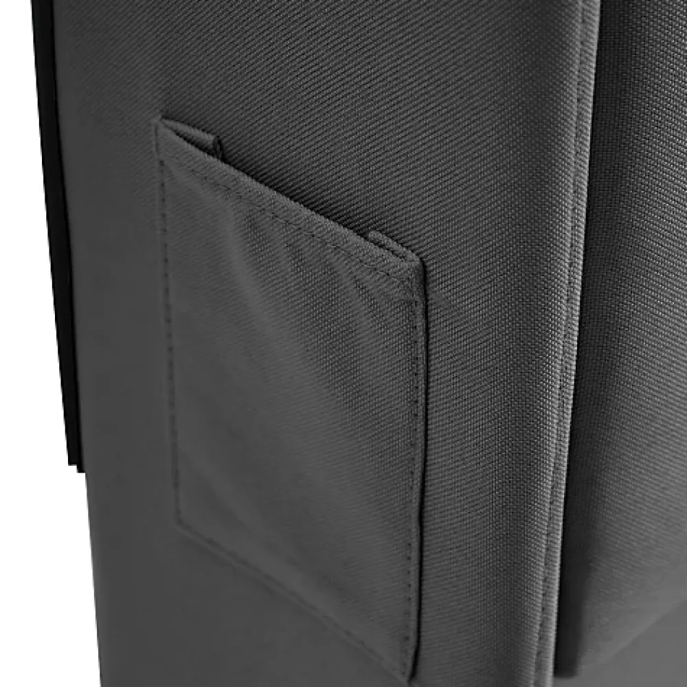 ModernLuxe Lit coffre capitonné 160x200cm avec LED et Ports de charge USB - tissu en Lin - tête de lit avec espace de rangement - Gris* Lit Coffre