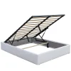 Lit coffre dehoussable blanc - 120x200 cm - montage rapide - 12 lattes - - espace de rangement - tendance et pratique>King Of Dreams Outlet