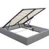 Lit coffre dehoussable 180x200 cm gris - montage rapide - entretien facile - confort optimal - - style moderne>Nuits D'Or New