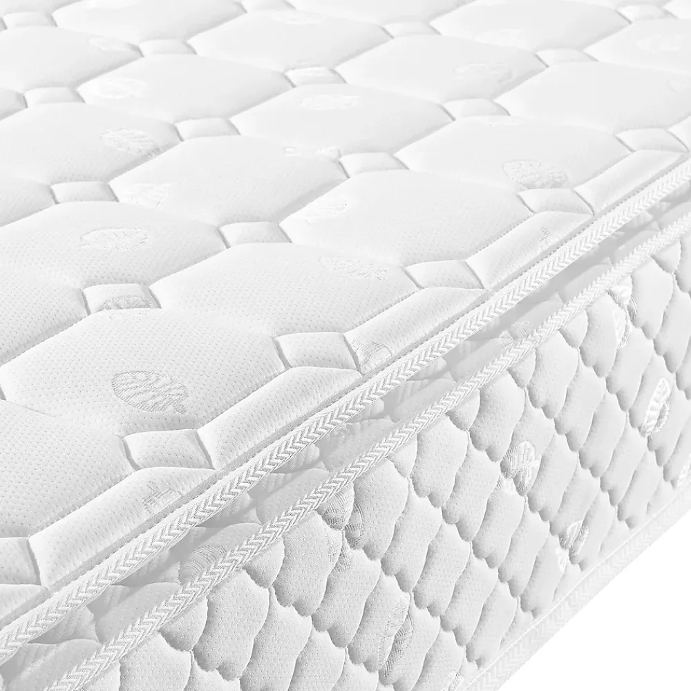 Okwish Lit coffre 160x200 cm - Lit double capitonné avec sommier à lattes - Lin - Matelas Inclus - Gris* Ensemble Sommier Et Matelas