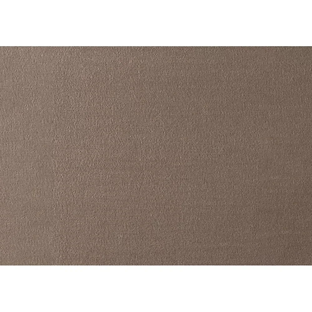 Sommeil De Plomb Lit coffre 180x200cm avec tête de lit lignes Velours Taupe - Hauteur totale : 39cm* Lit Coffre