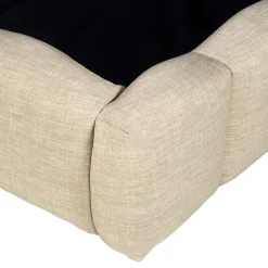 Lit coffre 140x190cm NEST + 1 sommier / Beige><noscript><img width=