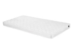 Lit combiné 90 x 190 cm avec bureau et rangements - Coloris : Naturel et blanc + Matelas - SAGITI><noscript><img width=