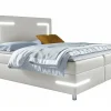 Lit continental Baltimore 173, Double, Blanc, Faux cuir, Disponible>Mobilier1 Hot