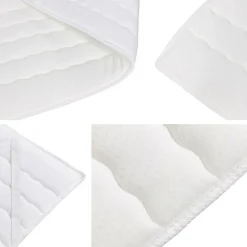 Lit continental Baltimore 170, Unique, Vert, Faux cuir, Disponible><noscript><img width=
