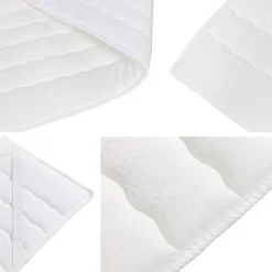 Lit continental Baltimore 138, Unique, Brun clair, Faux cuir><noscript><img width=