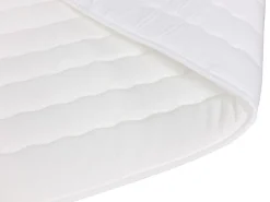 Lit continental Baltimore 150, Double, Bleu, Tissu, Disponible><noscript><img width=