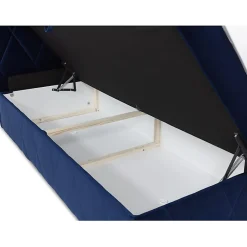 Lit continental Comfivo 225, Double, Gris, Tissu, Disponible><noscript><img width=