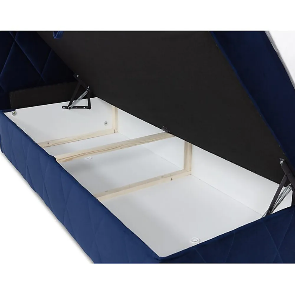 Mobilier1 Lit continental Comfivo 225, Double, Rouge, Tissu, Disponible* Ensemble Sommier Et Matelas