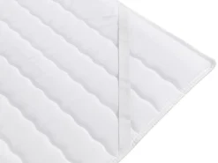 Lit continental Memphis 103, Double, Gris, Tissu, Disponible><noscript><img width=