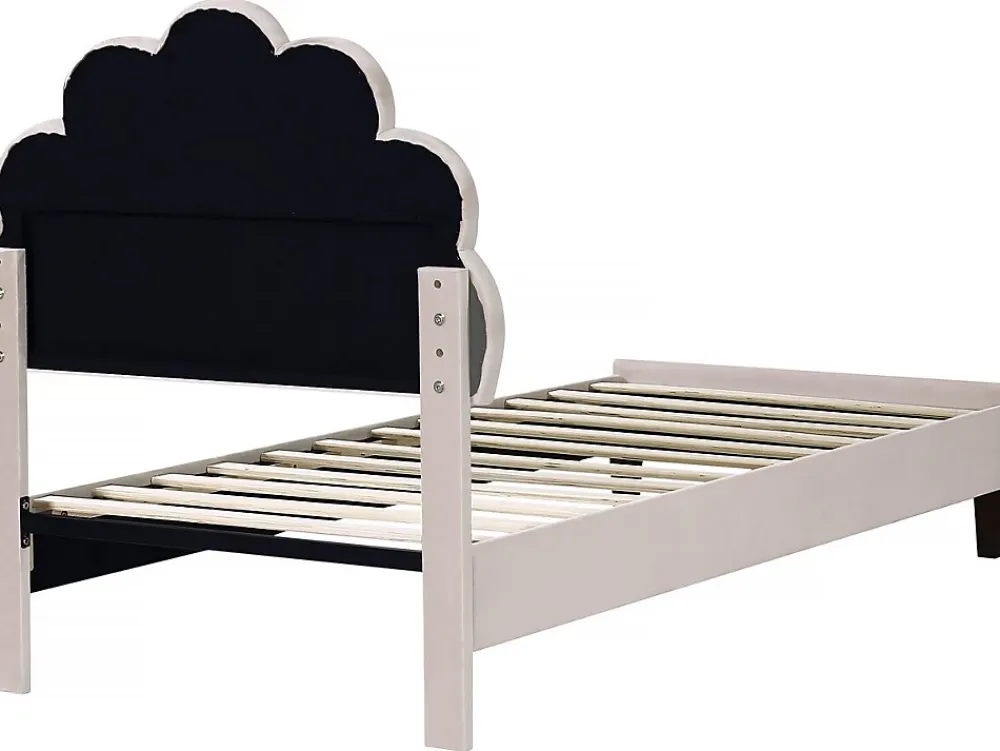 Habitat Et Jardin Lit coquillage en velours "Manon" 90 x 190 cm Beige* Lit Coffre