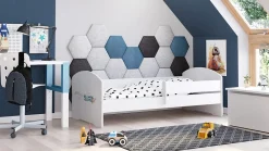 Kobi Lit d'enfant LUK avec balustrade 160x80 Avion*Enfant Lit Enfant