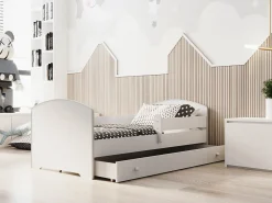 Lit d'enfant LUK avec tiroir et tringle 180x80>Kobi Sale