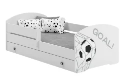 Kobi Lit d'enfant LUK avec tiroir et tringle 140x70 GOL* Lit Avec Rangement