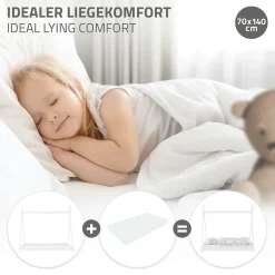 Lit d'enfant Tipi 70x140 cm blanc simple en bois de pin sommier à lattes style indien><noscript><img width=