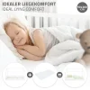 Ml-Design Lit d'enfant 90x200 cm blanc en bois de pin avec toit et sommier protection contre chutes*Enfant Lit Enfant