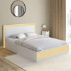 Lit double CHARLIE 140 x 190 cm avec sommier et LED intégrées blanc>IDMarket Sale