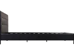 Habitat Et Jardin Lit double en pvc "Julia" 140 x 190 cm Noir* Lit Double
