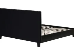 Habitat Et Jardin Lit double en pvc "Julia" 140 x 190 cm Noir* Lit Double