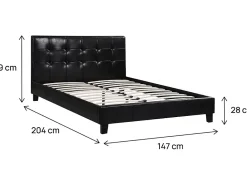 Habitat Et Jardin Lit double en pvc 